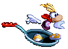 Rayman on spoon